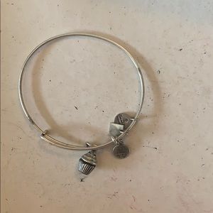 Alex and Ani Cupcake Charm Bracelet